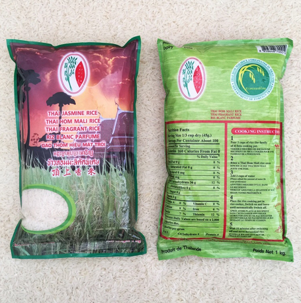 LONG GRAIN THAI HOM MALI RICE